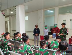 Peduli Kesehatan, Personel Satgas Yonif 611/Awang Long Cek Kesehatan