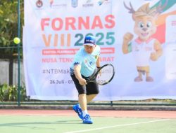 Semangat Juang Tinggi, Sekda Kalsel Main Lepas di Fornas VIII NTB