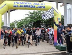 Dispora Menggelar Berbagai Kegiatan Olahraga Massal Dalam Menyambut Hari Jadi ke-75 Provinsi Kalimantan Selatan Serta Memperingati HUT ke-79 Republik Indonesia