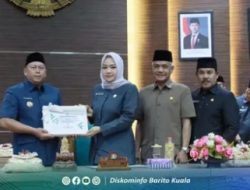 Sidang Paripurna DPRD, Pemkab Barito Kuala Sampaikan Ranperda Perubahan APBD 2025 dan RPJMD 2025-2029