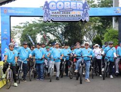 Gowes Bersama Warnai HUT ke-75 Kalsel, Wujud Kebersamaan dan Semangat Olahraga
