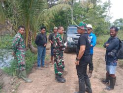 Dandim 1002/HST Cek Progres Cetak Sawah Rakyat di Labuan Amas Utara