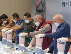 Polda Kalsel Musnahkan 101 Kg Sabu dan Berhasil Ciduk 60 Tersangka