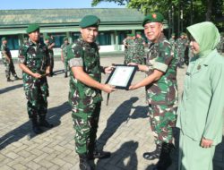 Wujud Penghargaan, Kodim 1002/HST Laksanakan Korps Raport Purna Tugas dan Sertijab