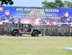 Korem 101/Antasari Resmi Alih Kodal ke Kodam XXII/TB