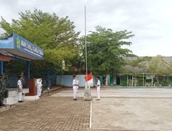 Tanamkan Nasionalisme, Pelda A. Turidi Pimpin Upacara di MAN 3 Hulu Sungai Tengah