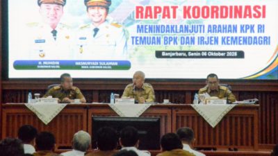Tindak lanjuti temuan BPK RI