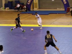 Taklukkan Kemenaker, Tim Futsal Kalsel Melaju ke Babak 16 Besar Pornas Korpri XVII