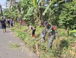 Kepedulian Babinsa Barabai Ciptakan Lingkungan Sehat