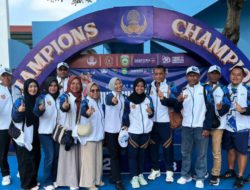 Harumkan Banua, Tim Tenis Lapangan Korpri Kalsel Sabet Emas di Pornas XVII Palembang 