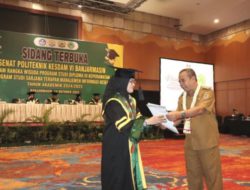 Gubernur Muhidin Ajak Wisudawan Poltek Kesdam VI Banjarmasin Jadi Garda Terdepan Pelayanan Kesehatan