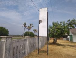 Halaman Kantor Desa Tambaksari Tampak Kumuh