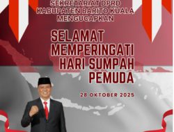 Sekretariat DPRD Kabupaten Barito Kuala Mengucapkan Hari Sumpah Pemuda