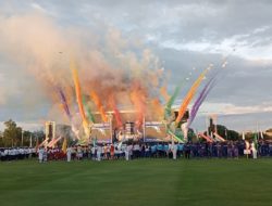 Gubernur Kalsel H. Muhidin Resmi Membuka Porprov XII Kalsel 2025 di Tengah Antusiasme Ribuan Atlet dan Masyarakat