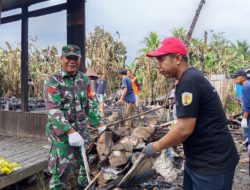 Danramil Barabai: TNI Hadir Bantu Warga Saat Terjadi Musibah