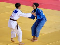 Judo Kalsel Tampil Semangat di POPNAS XVII