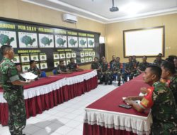 Kodim 1002/Hulu Sungai Tengah Laksanakan Pengumpulan Data Komduk SDM, SDAB, dan Sarprasnas Dalam Rangka RRWP TA 2025