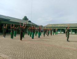 Asah Bela Diri, Kodim 1002/HST Gelar Latihan PSM Secara Rutin