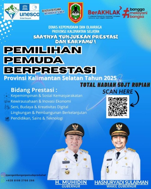 Pemuda Kalsel berprestasi 2025