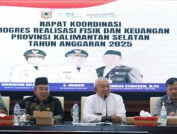 Gelar Rakor Percepatan Realisasi APBD 2025, Gubernur Tegaskan Komitmen Peningkatan Serapan Anggaran