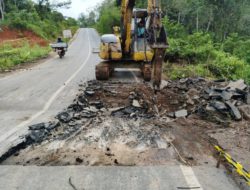 Respons Cepat PUPR Kalsel Atasi Kerusakan Oprit Jembatan Jalan Lingkar Banjarbaru–Batulicin