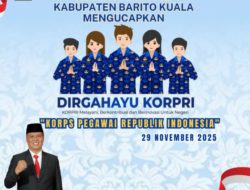 Sekretariat DPRD Kab. Barito Kuala mengucapkan Selamat Hari Korps Pegawai Republik Indonesia Ke-54