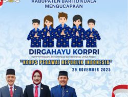 Pimpinan dan Anggota DPRD Kab. Barito Kuala mengucapkan Selamat Hari Korps Pegawai Republik Indonesia Ke-54