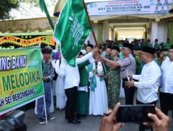 Wakapolres Labuhanbatu Hadiri Upacara Peringatan HUT Al-Washliyah ke-95 di Lapangan Ikabina