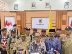 Pemprov Kalsel Kirimkan 9 Tagana dan Satgas Pramuka Peduli yang Terbaik ke Sumatera Barat