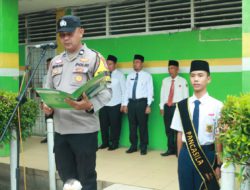 Bhabinkamtibmas Labuhanbatu Ajak Pelajar Jaga Diri dan Lingkungan Lewat Cooling System 