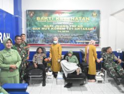 Kodim 1002/HST dan Yonif 621/Manuntung Gelar Donor Darah Sambut Hari Juang TNI AD