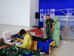 Peringati Hari Juang TNI AD dan HUT Korem 101/Ant, Danrem 101/Ant Gelar Donor Darah, Dukung Ketersediaan Darah di Kalsel