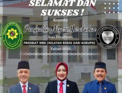 Raih Predikat WBK, Ketua DPRD Batola Berikan Ucapan Kepada Pengadilan Negeri Marabahan