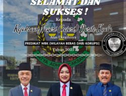 Ketua DPRD Ucapkan Selamat Kepada Kejaksaan Negeri Batola Atas diraihnya Predikat WBK