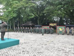 Prajurit Kodim 1002/HST Peringati Hari Bela Negara ke-77 dengan Khidmat