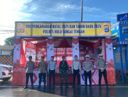 Pengamanan Nataru, Kodim 1002/HST Perkuat Sinergi dengan Polres HST