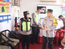 Pastikan Pengamanan Optimal, Kapolres Labuhanbatu Tinjau Kesiapan Pos Nataru 2025–2026