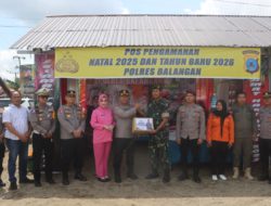 Polres Balangan dan Pers TNI Gelar Pengamanan Ibadah Natal di Seluruh Gereja, Dibantu Aktif GP Ansor, Wujud Toleransi