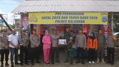 Polres Balangan dan Pers TNI Gelar Pengamanan Ibadah Natal di Seluruh Gereja, Dibantu Aktif GP Ansor, Wujud Toleransi