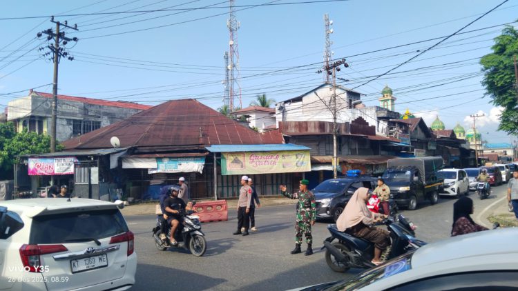 Sinergi TNI-Polri di HST Pastikan Kelancaran Arus Jamaah Pengajian 5 Rajab