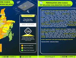 Kalsel Siaga Cuaca Ekstrem, BPBD Perkuat Kesiapsiagaan Hadapi Potensi Banjir