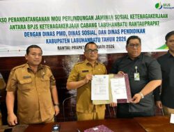 MoU Bupati, Disdik Labuhanbatu Tandatangani Kerjasama Dengan BPJS Ketenagakerjaan Untuk Tingkatkan Kesejahteraan 800 Guru PAUD 