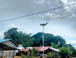 Program Prioritas, Dishub Balangan Pasang Ratusan PJU Terangi Desa Uren