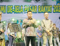 Resmi Ditutup, Wabup Herman Susilo : Pasar Rakyat Perputaran Uang Tembus Rp 1,5 Miliar