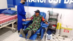Aksi Kemanusiaan Babinsa Koramil Barabai, Donor Darah di RSUD Damanhuri