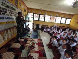 Babinsa Koramil 1002-06/Barabai Sosialisasikan Pencegahan Bullying di SDN 1 Awang Besar