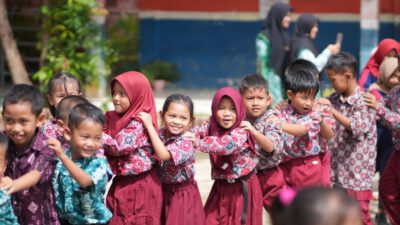 Trauma Healing BPBD Balangan Bantu Pulihkan Keceriaan Anak SD Negeri Tebing Tinggi