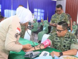 Bakti Kemanusiaan, Danrem 101/Ant: Donor Darah Wujud Nyata Kepedulian di HUT ke-80 Persit Kartika Chandra Kirana