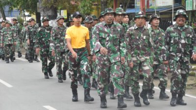 Tempuh 10 Km, Prajurit Kodim 1002/HST Ikuti PSJM Han Mars di Barabai