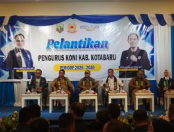 Bupati Kotabaru Hadiri Pelantikan Pengurus KONI Masa Bakti 2026–2030